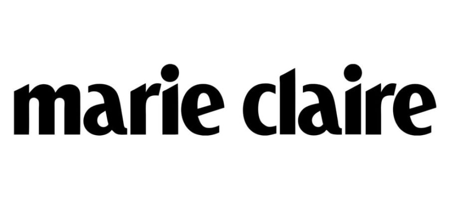 Logo noir de la marque de magazine 'Marie Claire'