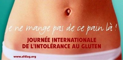 Cette image représente un visuel pour la journée internationale de l'intolérance au gluten