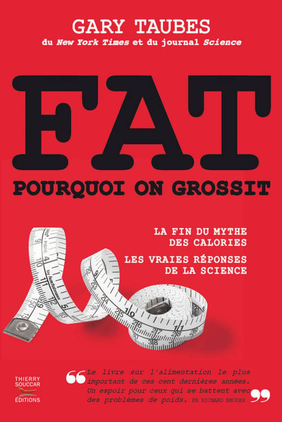 Couverture du livre « Fat, pourquoi on grossit » écrit par Gary Taubes